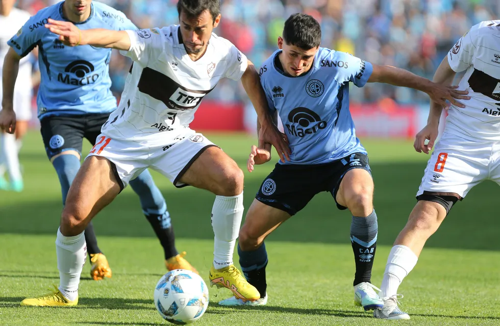 Sacrificio y fútbol. Ulises Sánchez dio dos asistencias en la goleada de Belgrano sobre Platense (La Voz).