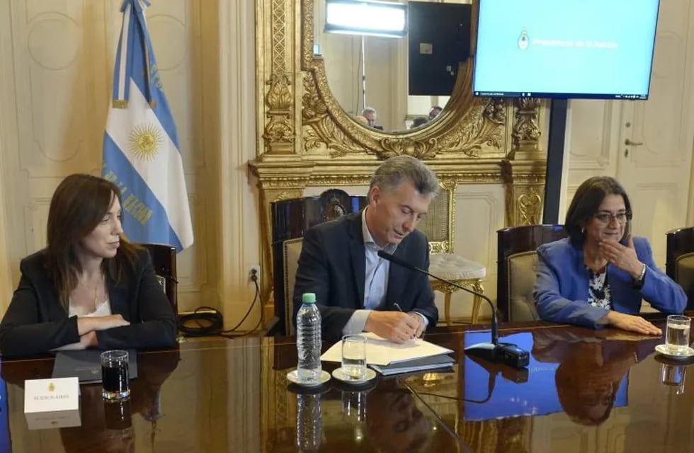 Mauricio Macri en Casa Rosada.