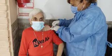 Campaña de vacunación antigripal en Villa Carlos Paz.