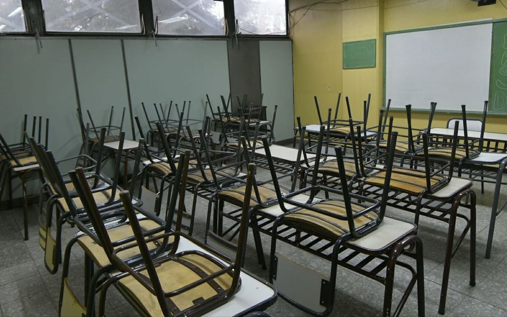 Por la medida de fuerza, no habrá clases en la provincia. Foto: Orlando Pelichotti/Los Andes.
