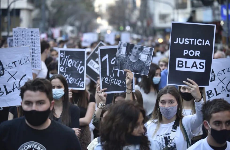 Multitudinaria marcha reclamando Justicia por Blas Correas (Facundo Luque / La Voz).