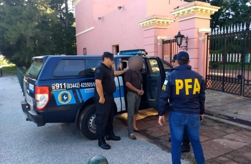 Detención en Palacio\nCrédito: Policía Federal
