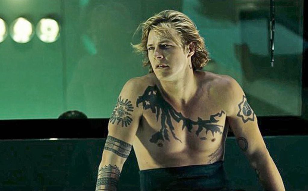 Luke Bracey en Point Break como Johnny Utah (Web)