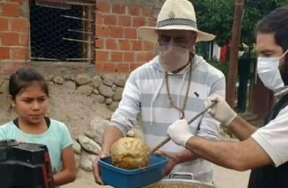 Concejal salteño alimenta a 300 personas con su sueldo (Facebook Gustavo Fantozzi)