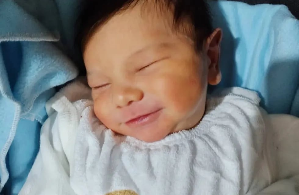 Joaquín Toledo, el recién nacido sanjuanino que sufrió un ACV hemorrágico y es tratado por hemofilia.
