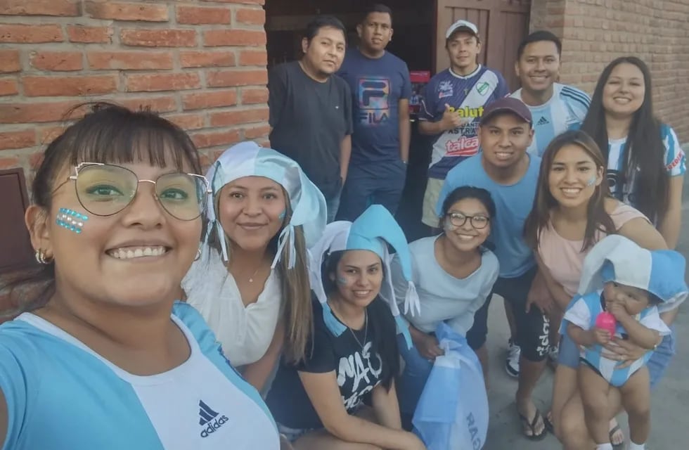 El festejo por el triunfo de la Selección Argentina se vivió en familia y con amigos en Jujuy.