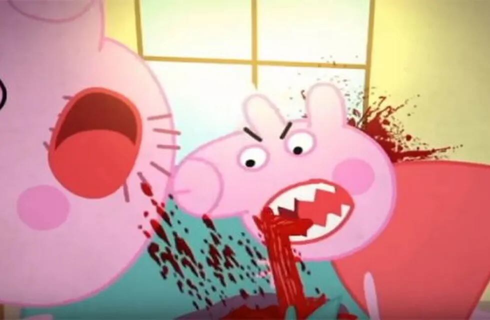Parte del vídeo de Peppa Pig que mantiene en alerta al Ministerio de Educación.
