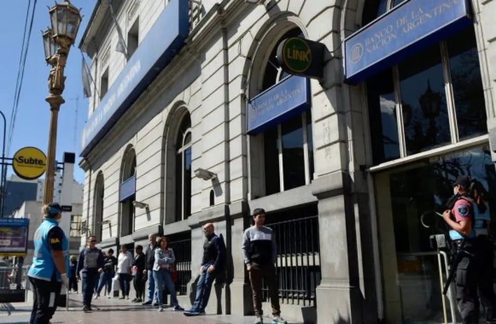Sucursal Banco Nacion. (foto: Andres D'Elia)