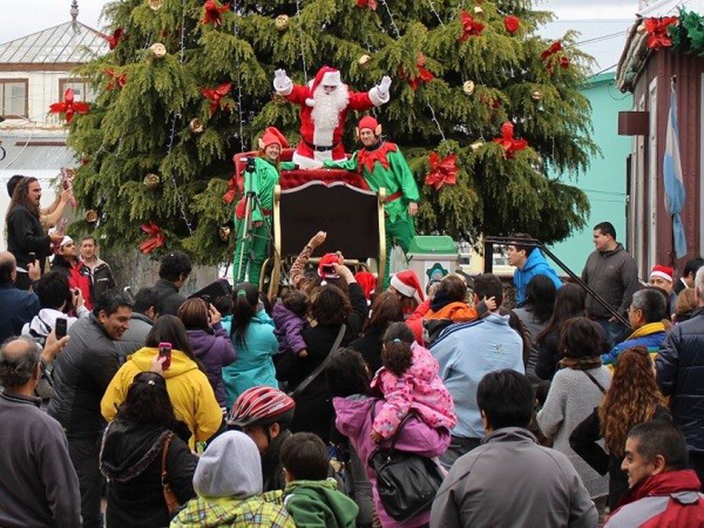 Papá Noel en Ushuaia