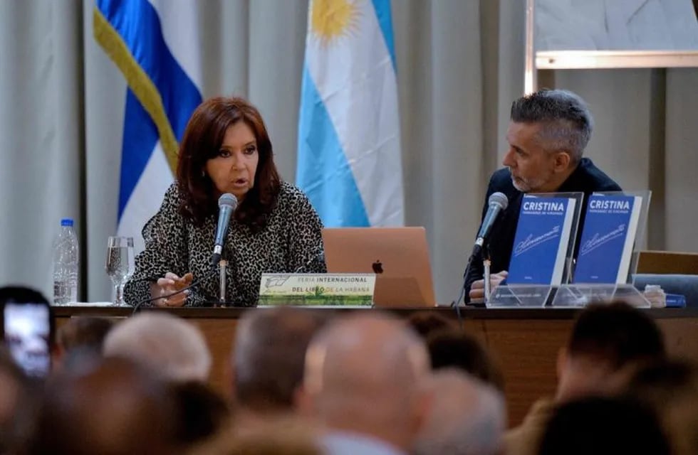 Cristina Kirchner en La Habana. (web)