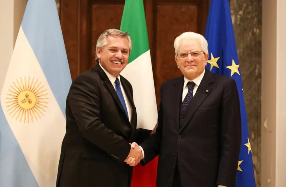 El presidente Alberto Fernández mantuvo una audiencia con el presidente de Italia, Sergio Mattarella.