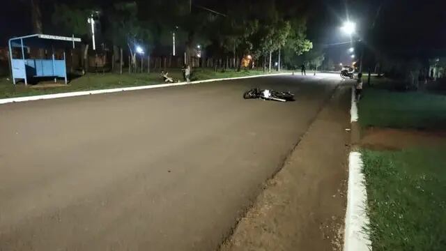 Una motociclista resultó gravemente herida tras chocar contra un perro en Leandro N. Alem