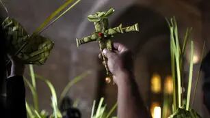MISA. Gran parte del mundo celebra el Domingo de Ramos (AP). 