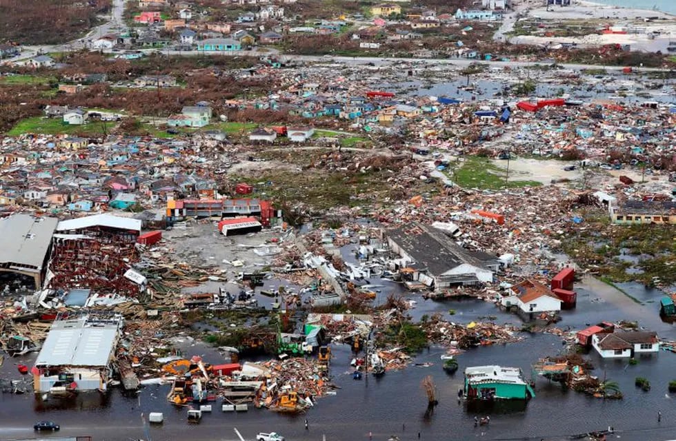 Huracán Dorian: las imágenes más impactantes de la destrucción en Bahamas. (AFP)