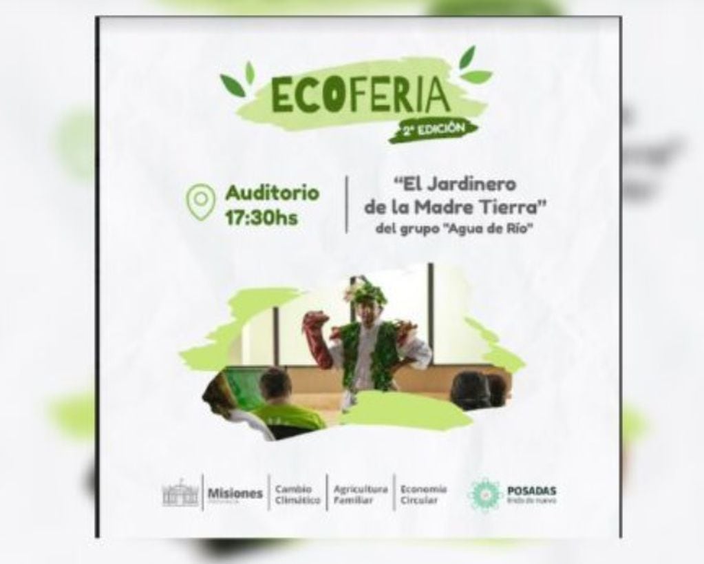 Se llevará adelante la 2° Edición de la Ecoferia en Posadas.