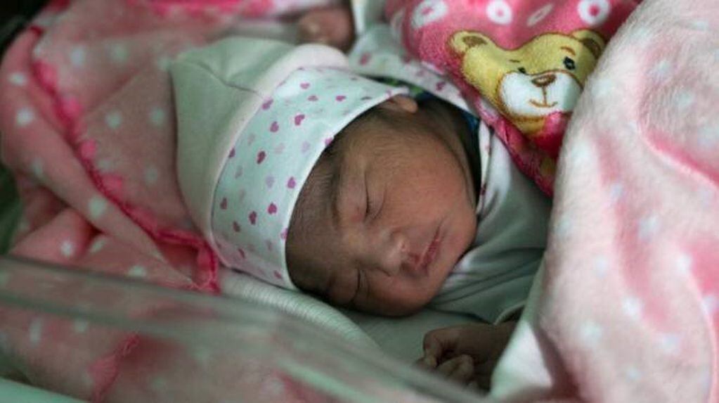 Primera bebé nacida en el 2019 en Viedma (Pablo Leguizamón).