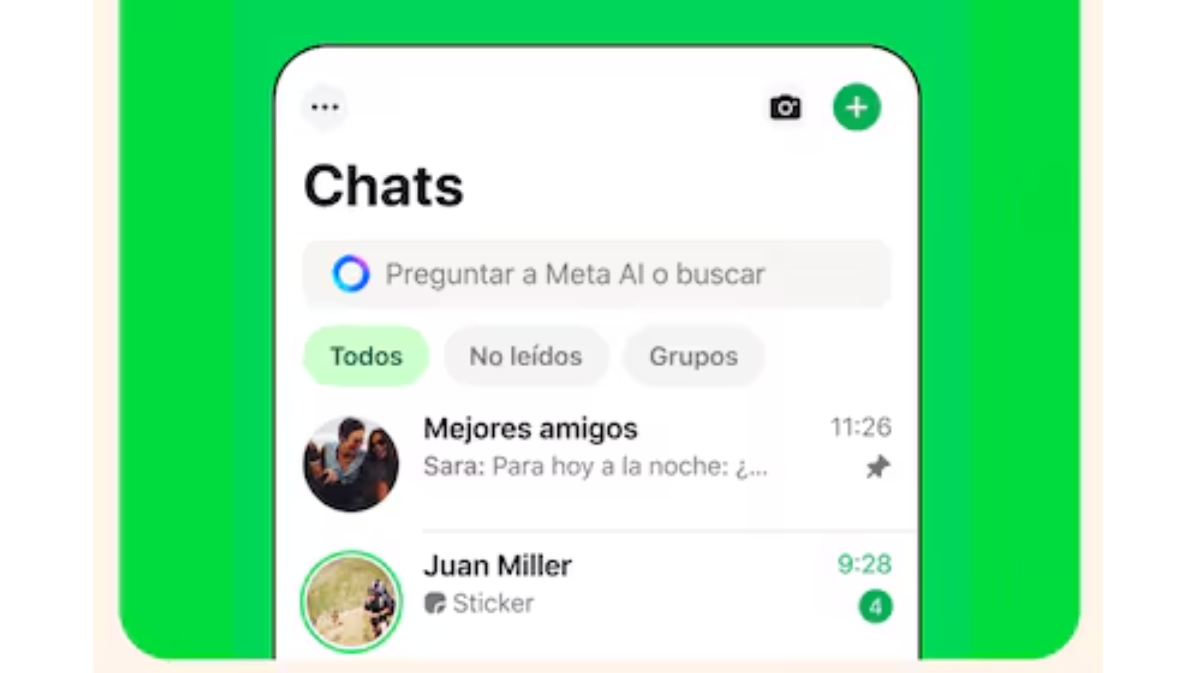 Meta AI ya está en WhatsApp.