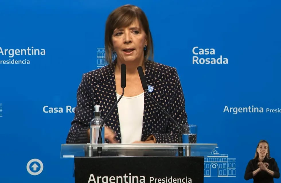 Gabriela Cerruti habló sobre la política económica del país. Foto: Captura de TV.