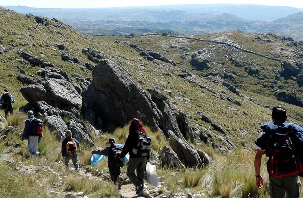 Cerro Champaquí. Es una de las zonas de riesgo, junto con el Uritorco y Los Gigantes, que sólo se establecieron de manera informal (La Voz/Archivo).