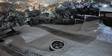 Nieve en el interior de Córdoba