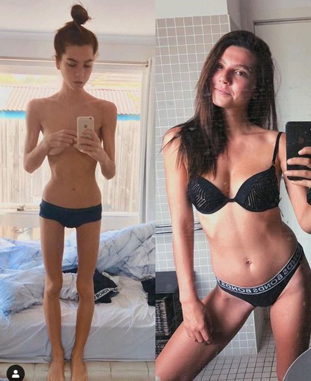 Sacha Reeve muestra el antes y después de su cambio físico en las redes sociales