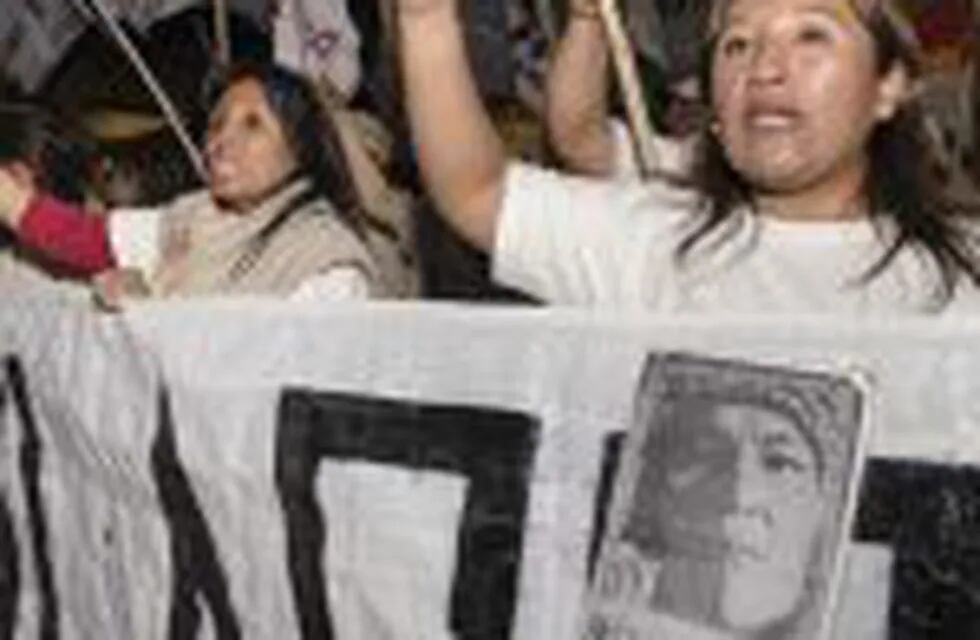 CLAIMA20161201_0179  Paloma Cortu00e9s Ayusa / Infoto Organizaciones sociales pidiendo la liberación de Milagro Sala.