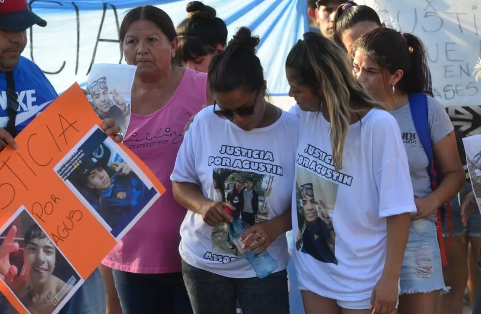 Marcha por el asesinato de Agustín Ávila en Guiñazú. (Javier Ferreyra / La Voz)