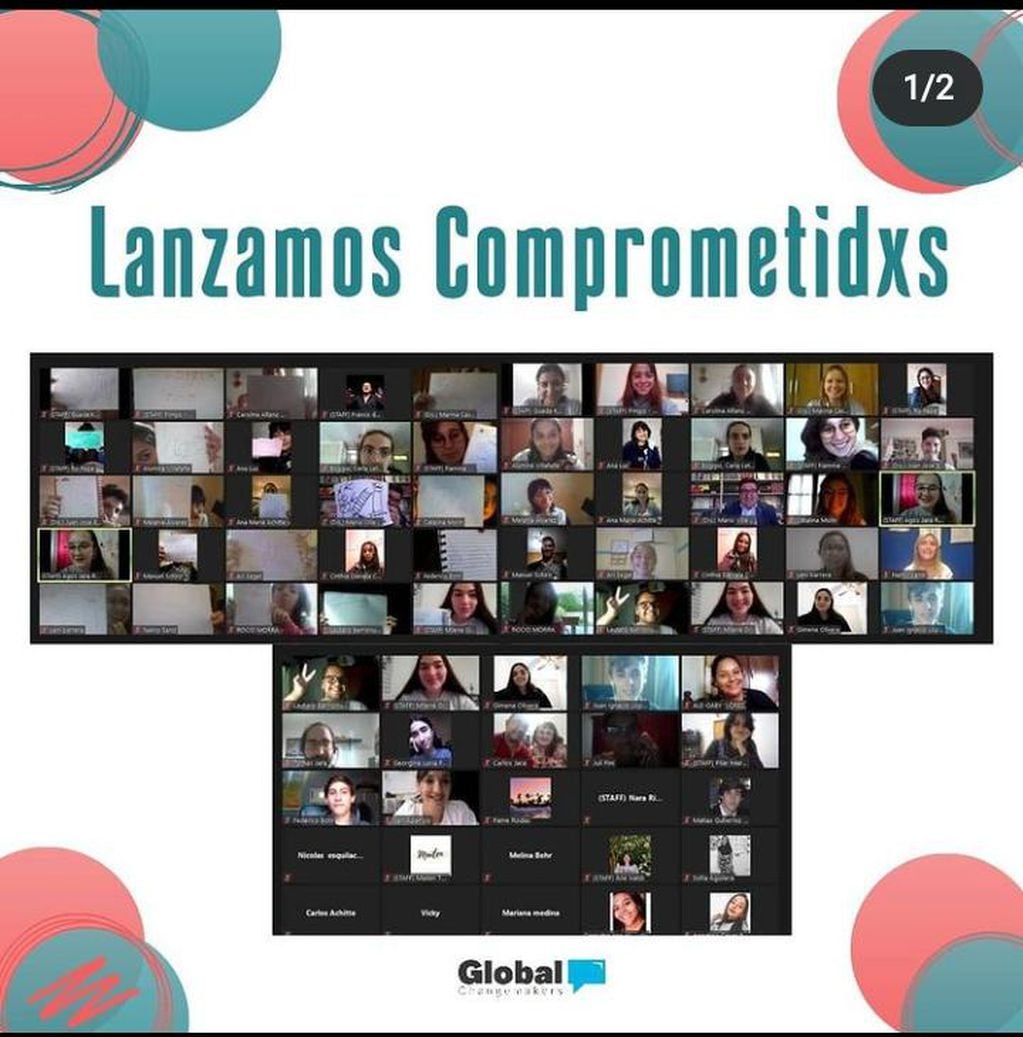 Fundación Líderes de Ansenuza "Programa Comprometidxs". (Foto-captura Instagram @FundaciónLÍderesdeAnsenuza)