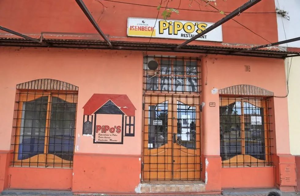 Pipos restaurante, cerró a causa de la crisis del coronavirus