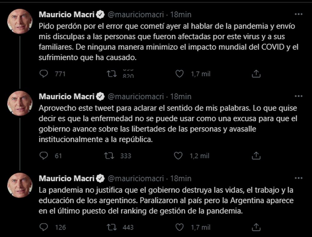 Mauricio Macri pidió disculpas.