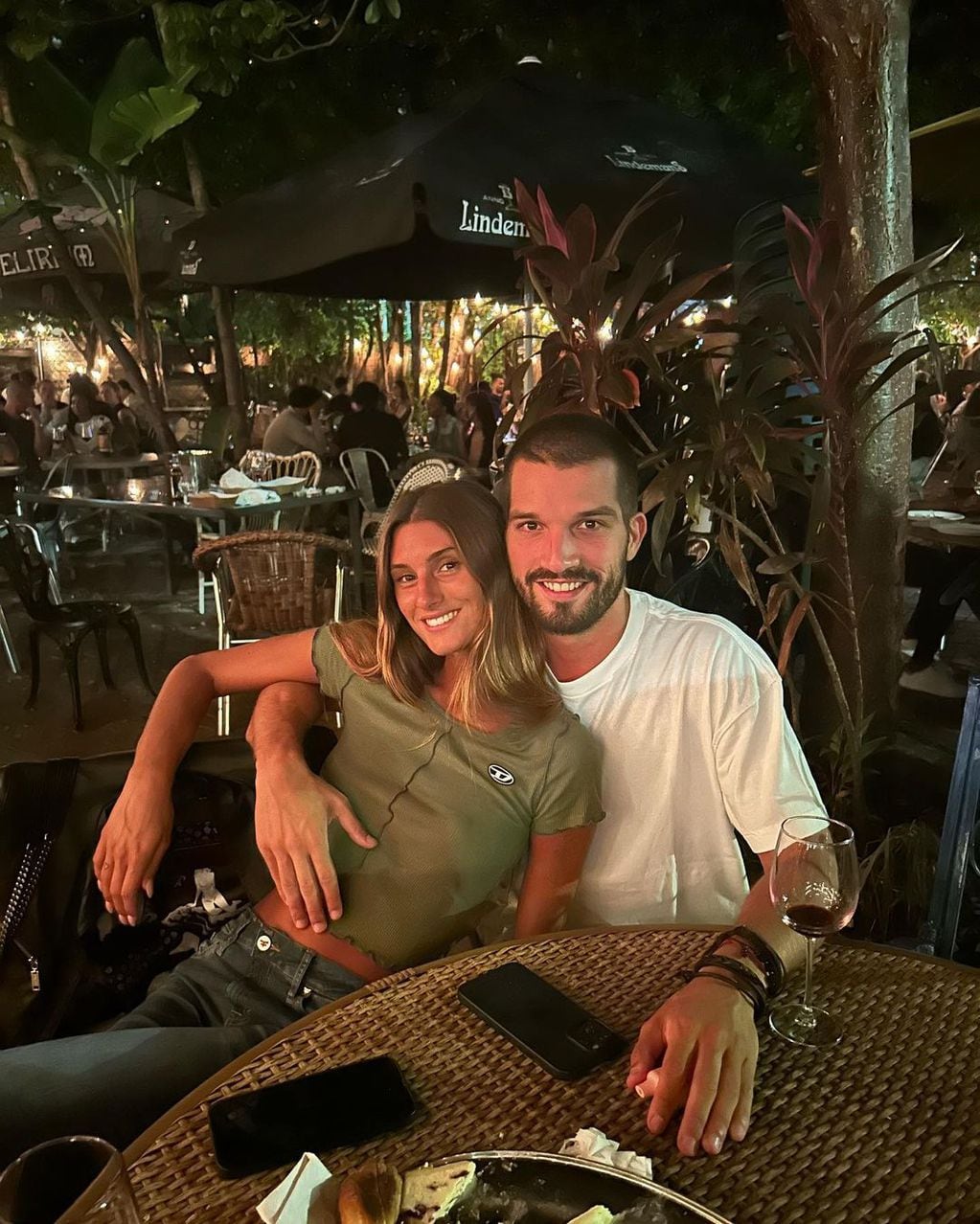 Lola Latorre y su novio en Miami
