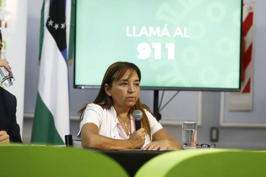 Mercedes Íbero, durante la conferencia de prensa (web).
