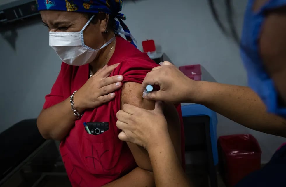 Se completaron los turnos correspondientes a las primeras 40 mil vacunas para mayores de 80 años Foto: Ignacio Blanco / Los Andes