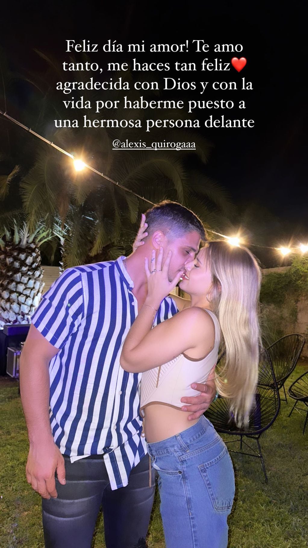 El tierno mensaje de Coti Romero para Alexis Quiroga en San Valentín