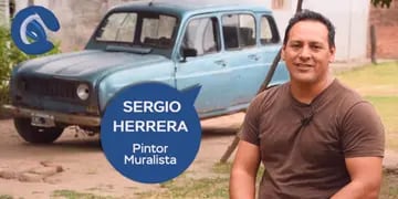 Sergio Herrea rifa una de sus obras para cumplir el sueño inconcluso de su papá.
