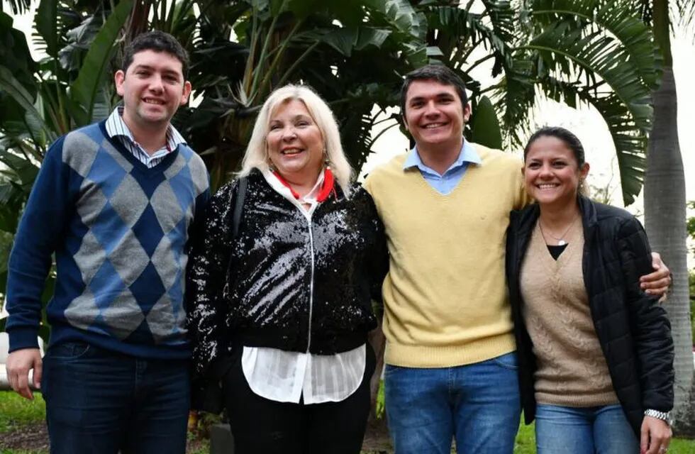 Elisa Carrio pasó por Corrientes para apoyar a las listas de ECO