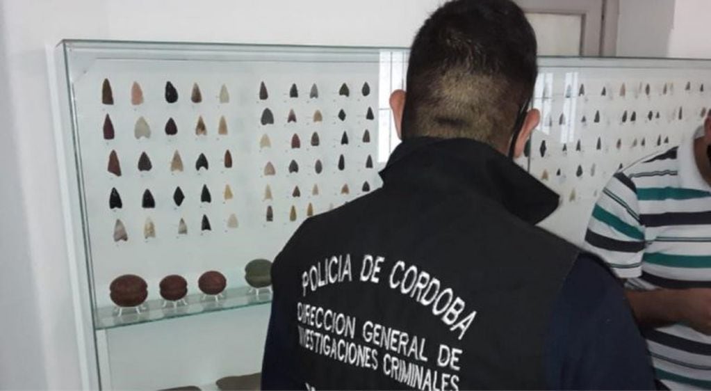Piezas arqueológicas secuestradas (Policía de Córdoba)