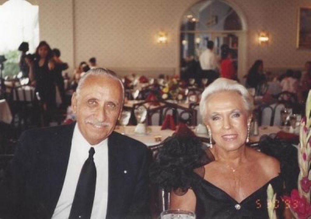 Mabelle Mottet junto a Hernán Pujato. (Año 1993).