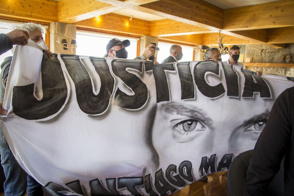 Manifestaciones por la presencia de Patricia Bullrich en Bariloche