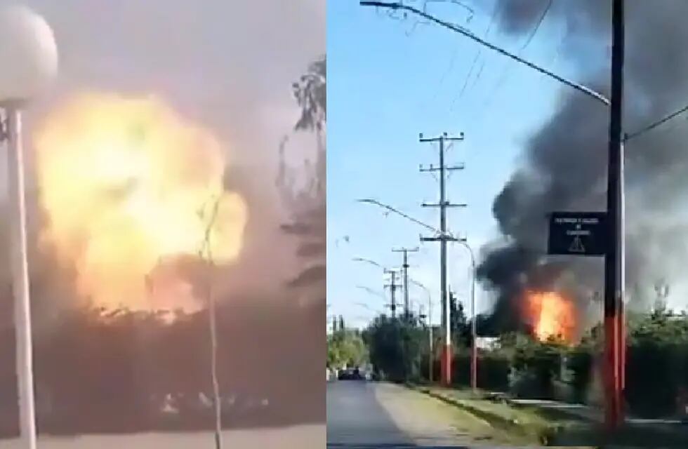 Explosión en una envasadora de garrafas en San Juan