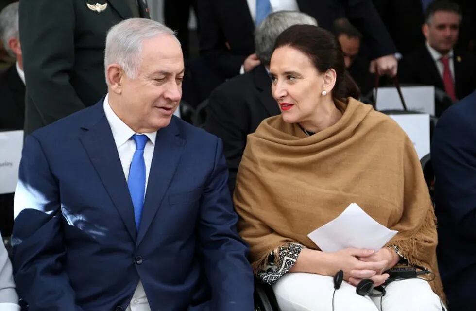 Gabriela Michetti viajó a Israel para reunirse con el primer ministro Netanyahu. Foto: DYN.