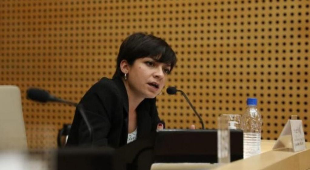 Noel Argañaraz, la legisladora del Frente de Izquierda. 