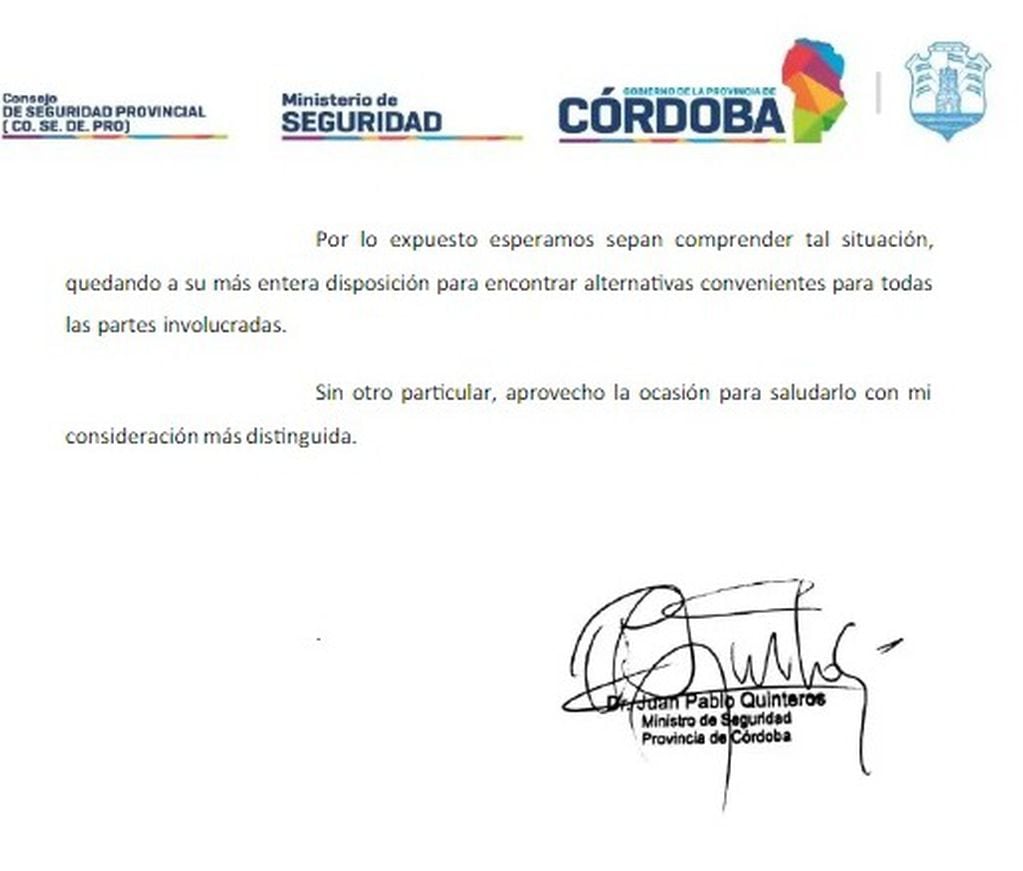 Juan Pablo Quinteros le redactó una carta a Claudio "Chiqui" Tapia.