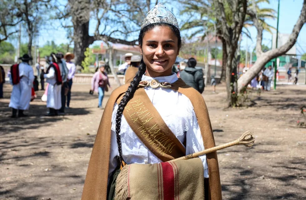 La actual Paisana Nacional de la Tradición, Selena Montenegro (22 años), quien representó a la provincia de Tucumán el año pasado.
