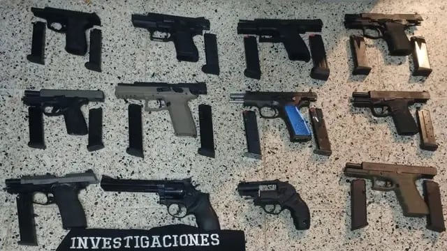 Incautaron un arsenal de armas en el interior de Córdoba.