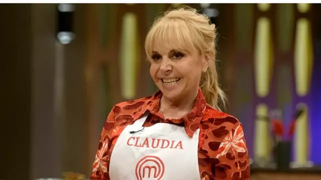 Claudia Villafañe volvió a Masterchef Celebrity. Captura de pantalla.
