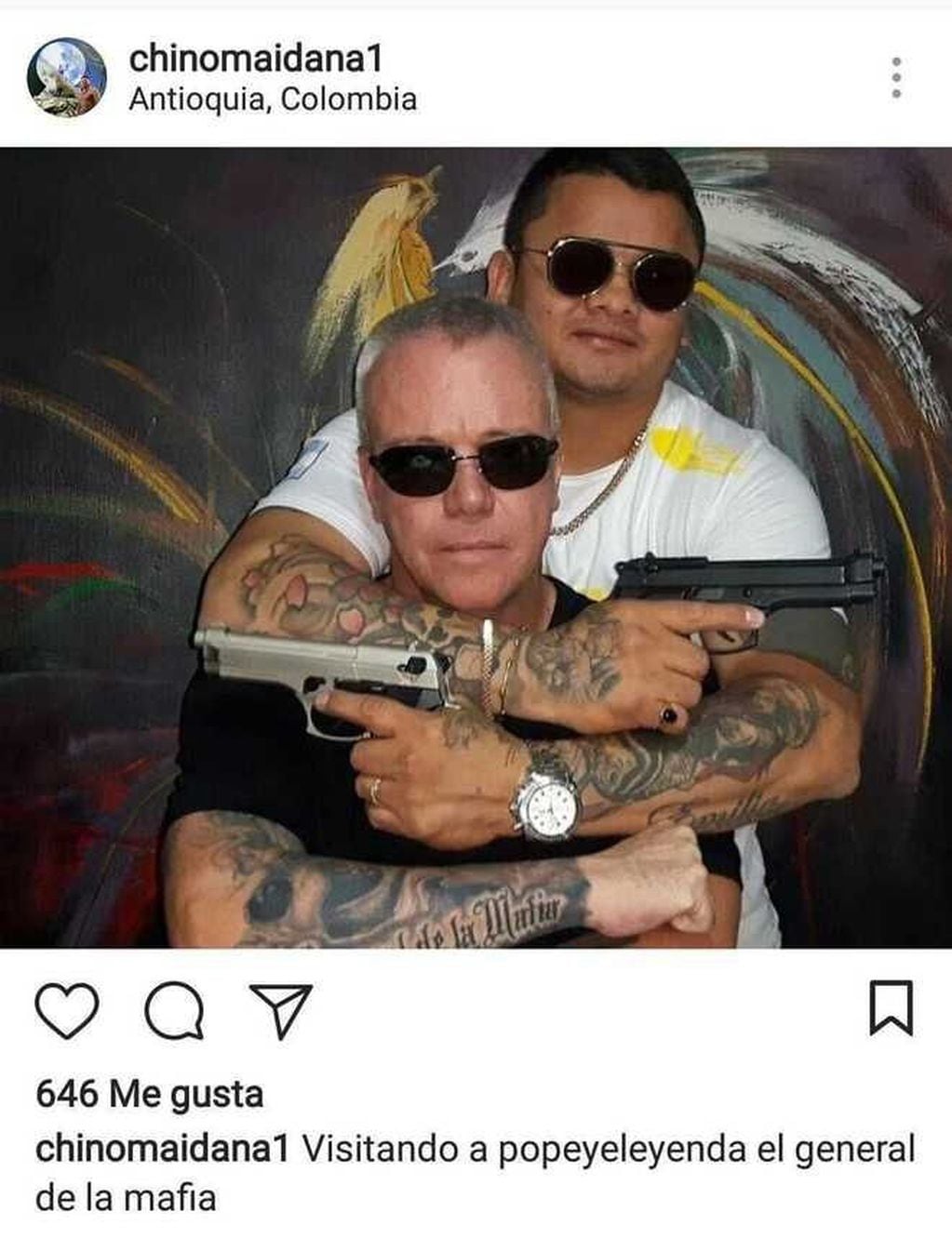 Chino Maidana en Instagram.