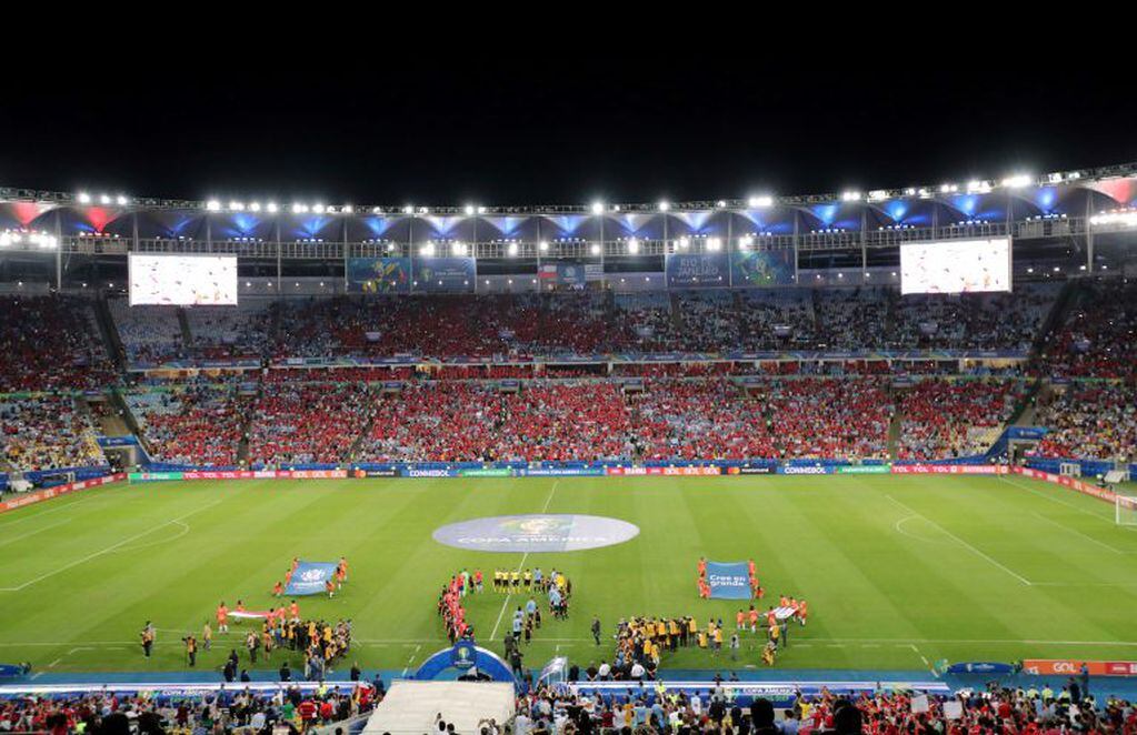 El estadio Maracaná de Río de Janeiro, en la previa del encuentro entre Uruguay Chile por la fase de grupos de la Copa América Brasil 2019. REUTERS/Sergio Moraes