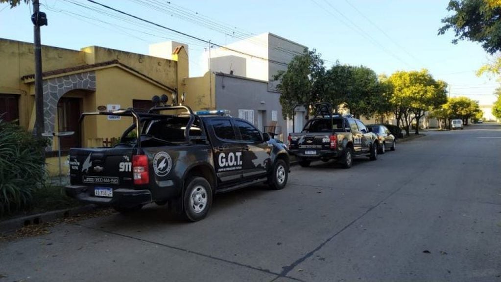 Infantería de la Provincia de Santa Fe satura las calles de Sunchales