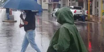 Intensas lluvias en Santiago del Estero.
